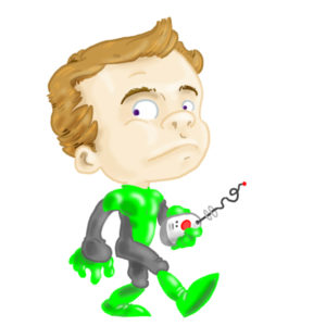 This one is a little more Ryan Reynold's Green Lantern then I was going for.